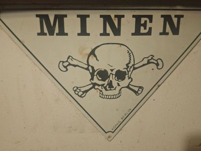 wwii antique relic metal sign Berlin