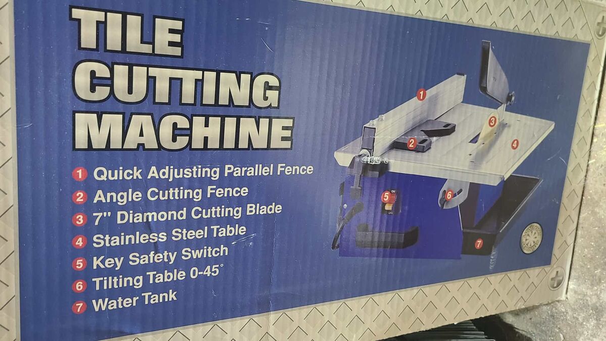 Tile Cutting Machine 7" Diamond cutting blade
