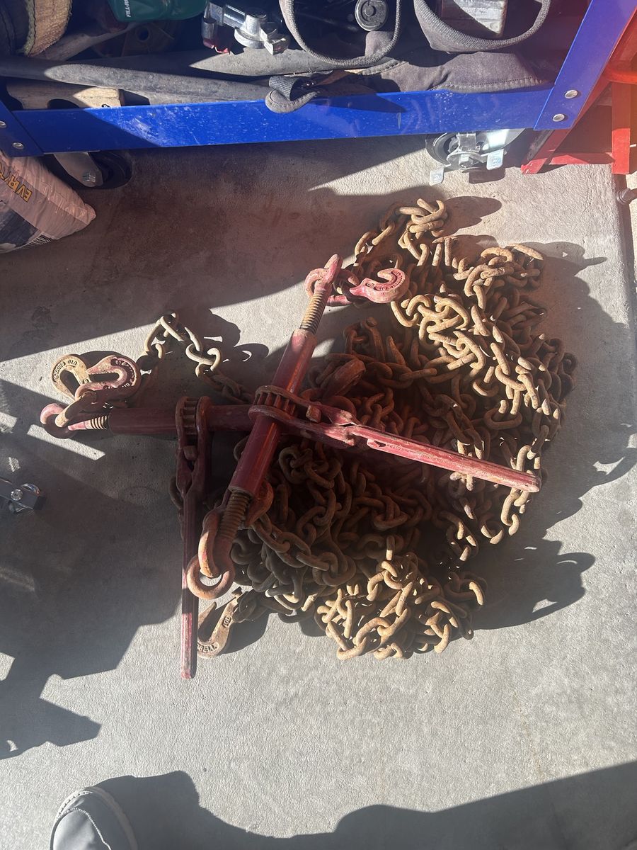 Heavy Duty Binder Chain and Ratchet Binders Used