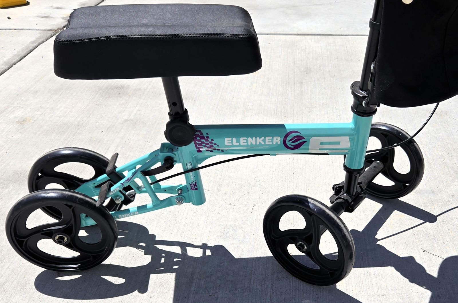 ELENKER Economy Knee Scooter (Blue Turquoise)