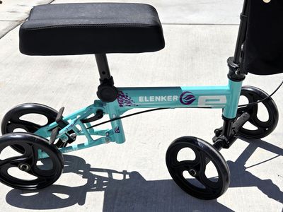 ELENKER Economy Knee Scooter (Blue Turquoise)