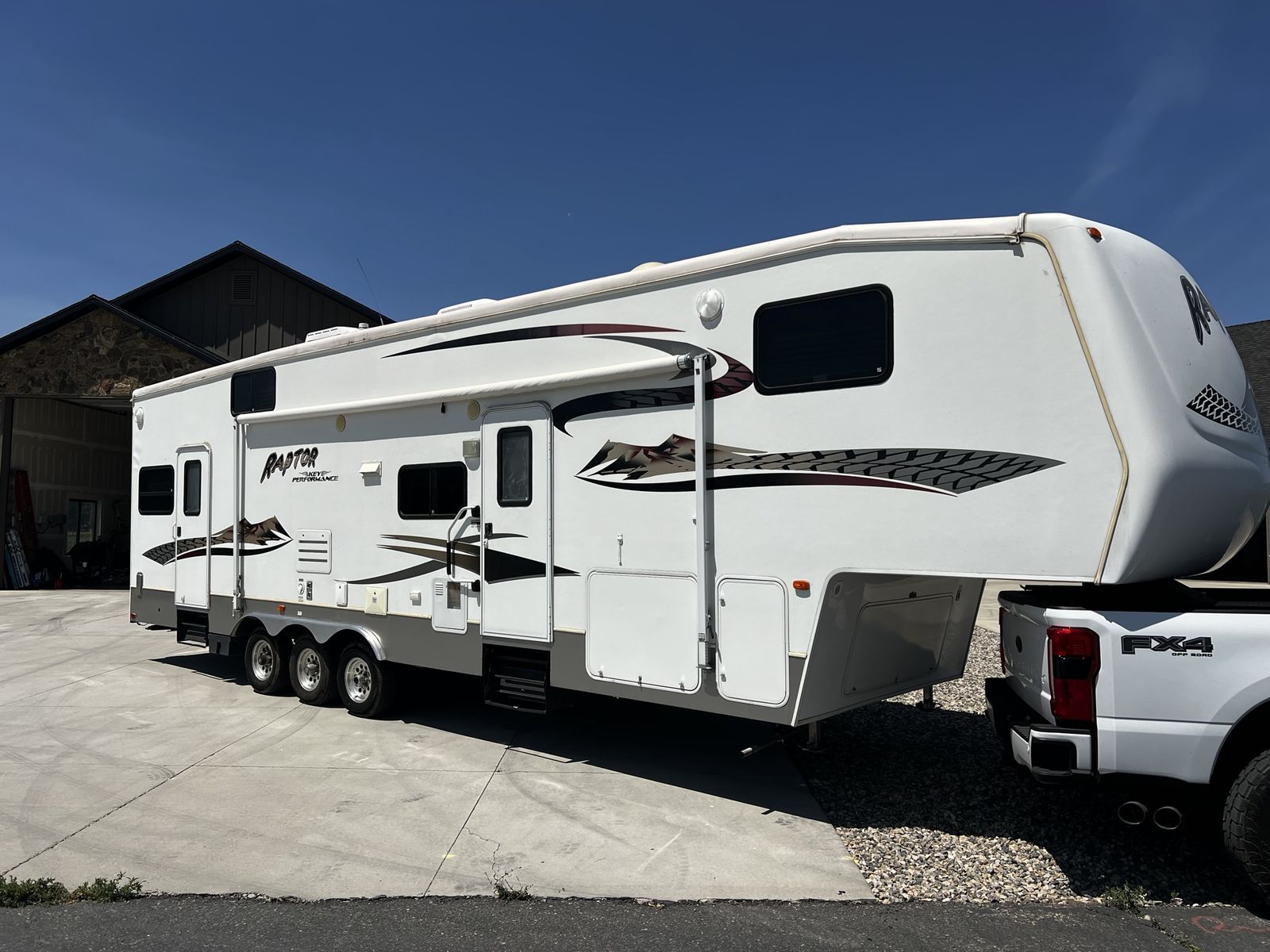 2009 Raptor 3612 Toy Hauler Trailer
