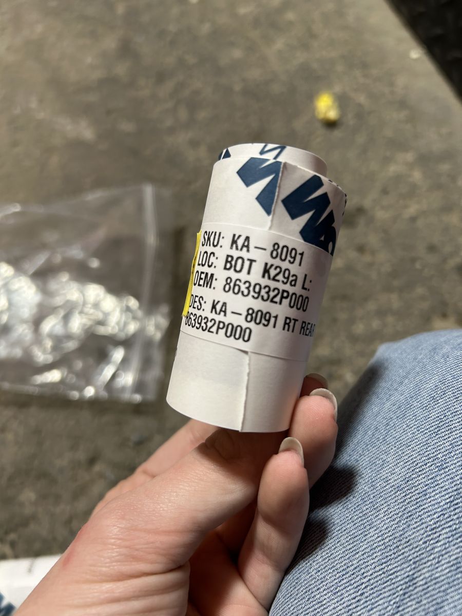 Rear Door Black Out Tape Kia Sorento