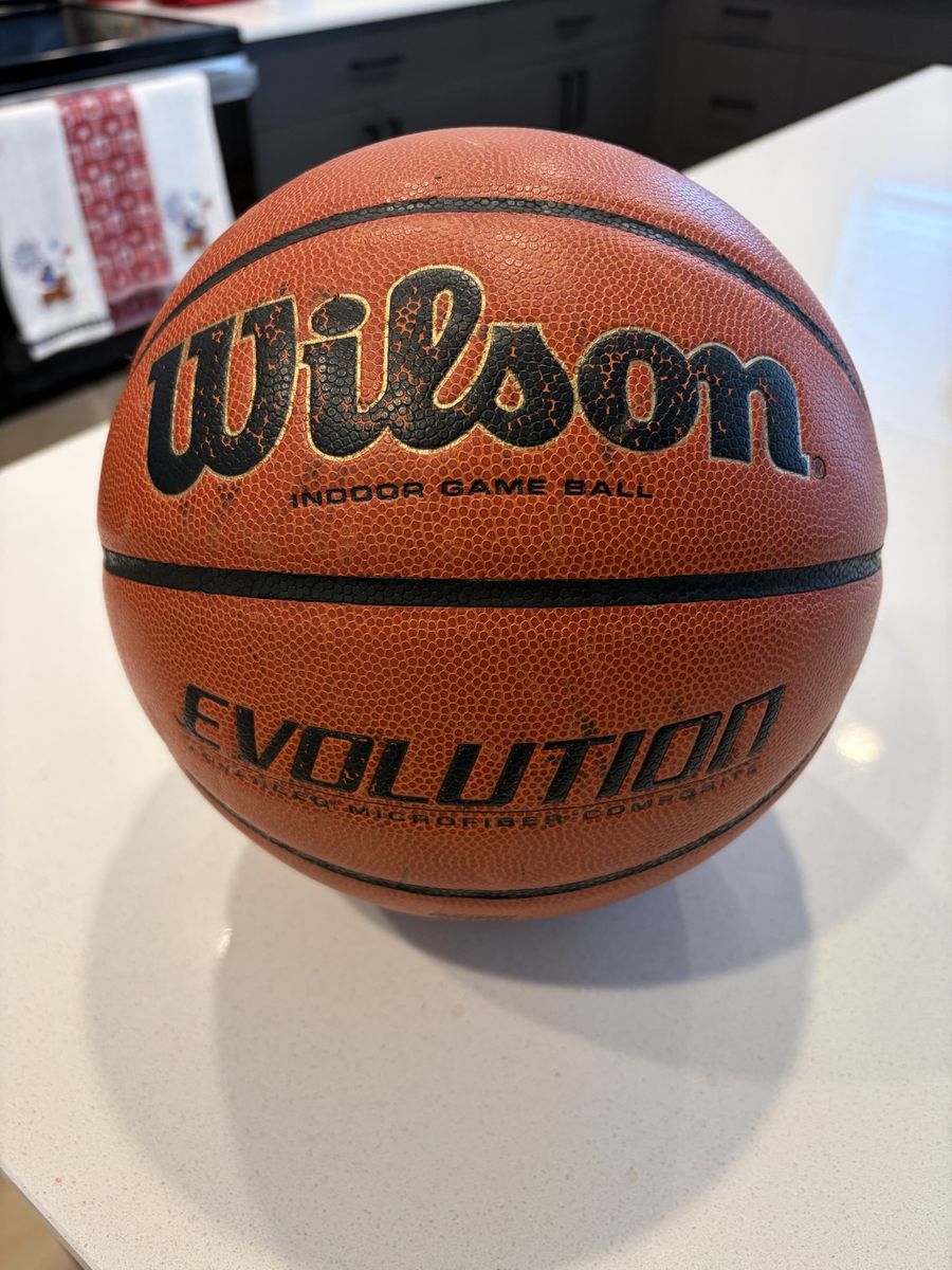 Wilson Evolution Indoor Game Basketball - Advanced Microfiber Composite