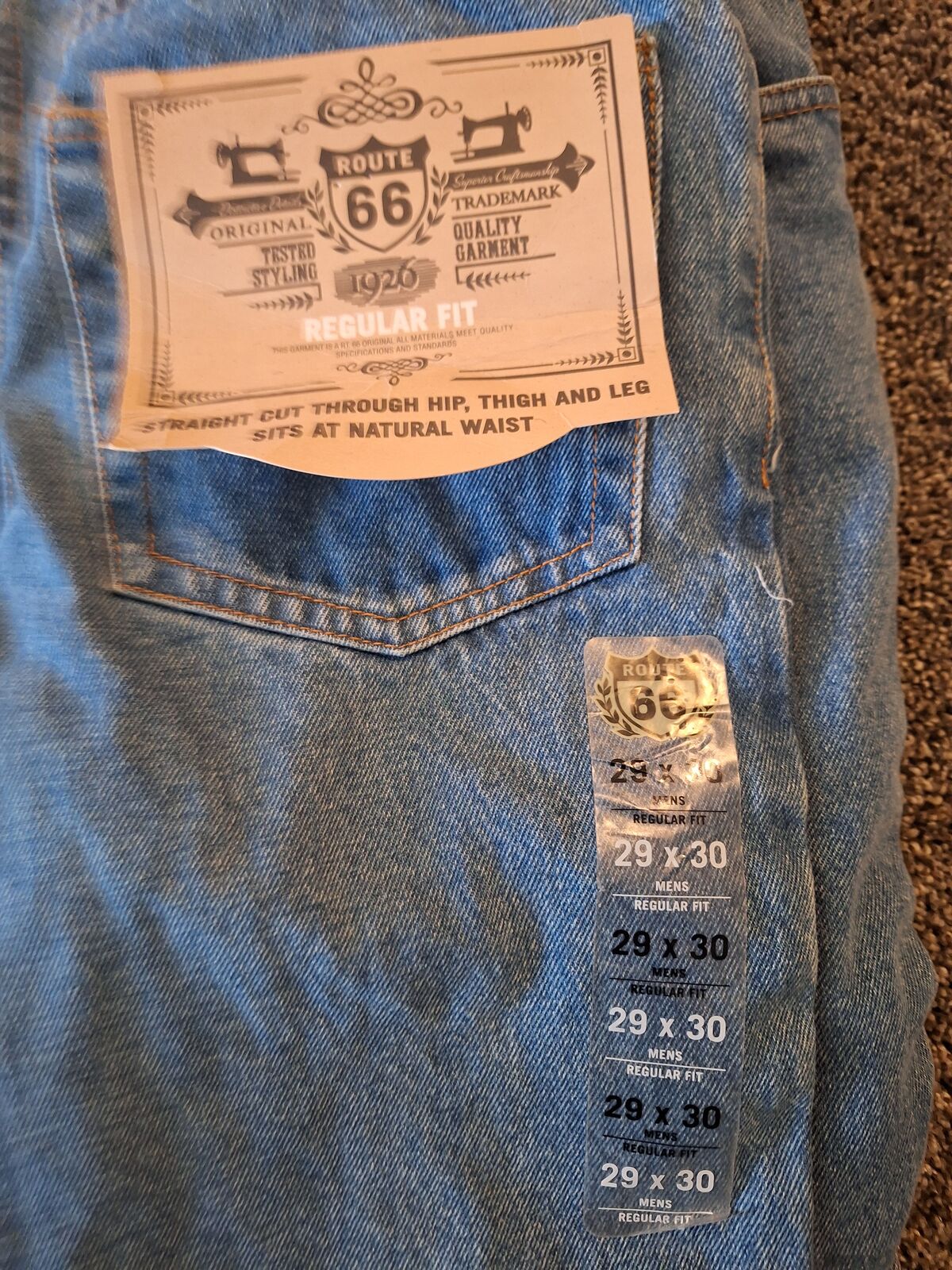 Mens route 66 29 x 30 new