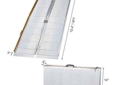 7' Folding Aluminum Ramp