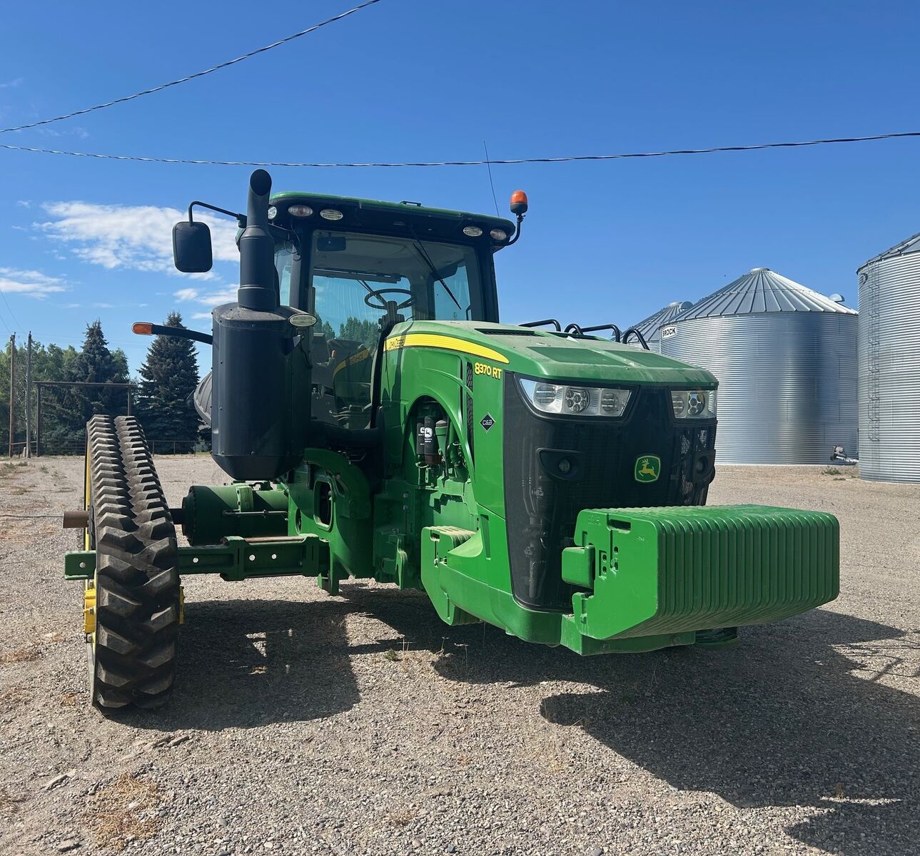 2015 John Deere 8370RT, track tractor