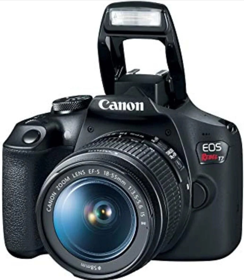 Canon EOS Rebel T7 DSLR Video Camera -NEW