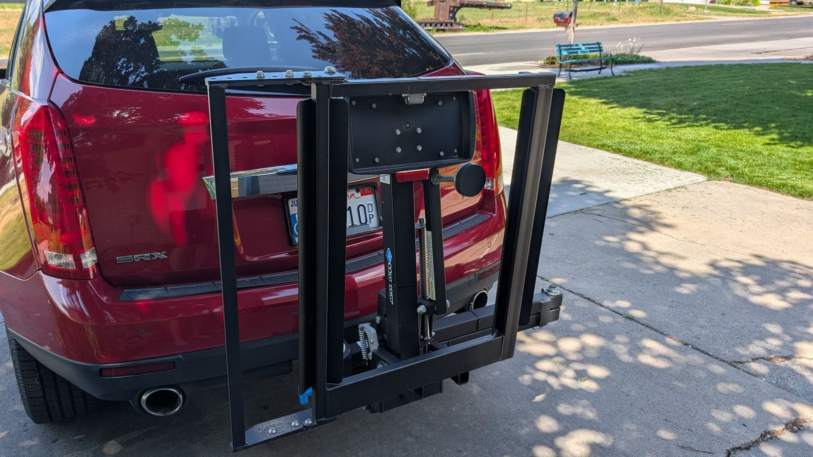 Harmar mobility scooter tail hitch lift and carrier