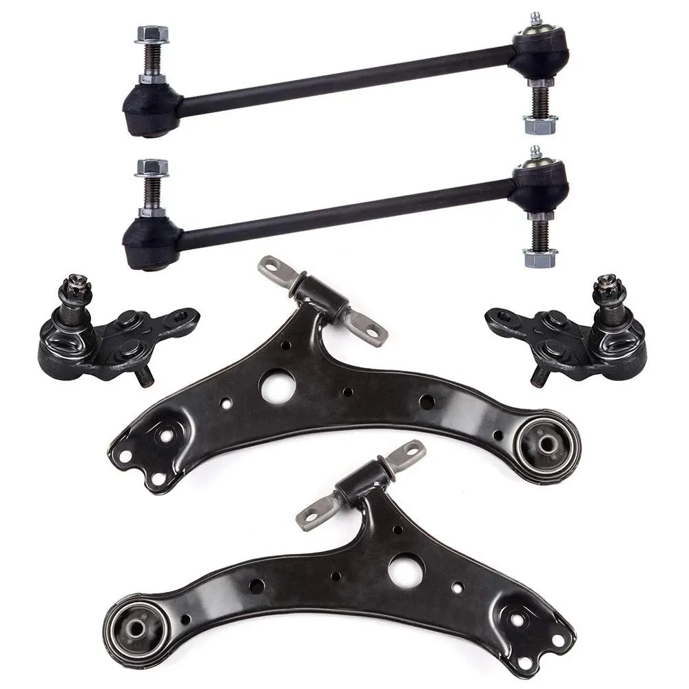 Front Suspension Kit Control Arms Ball Joints Sway Bar Links for Lexus Toyota