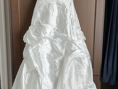 White Wedding Dress, Size 6