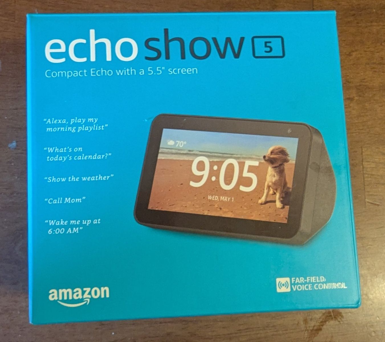 NEW IN BOX Amazon Echo Show 5 Compact Smart Display with Alexa - 5.5" Screen