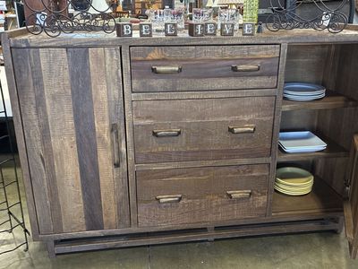 Solid Wood Buffet Table