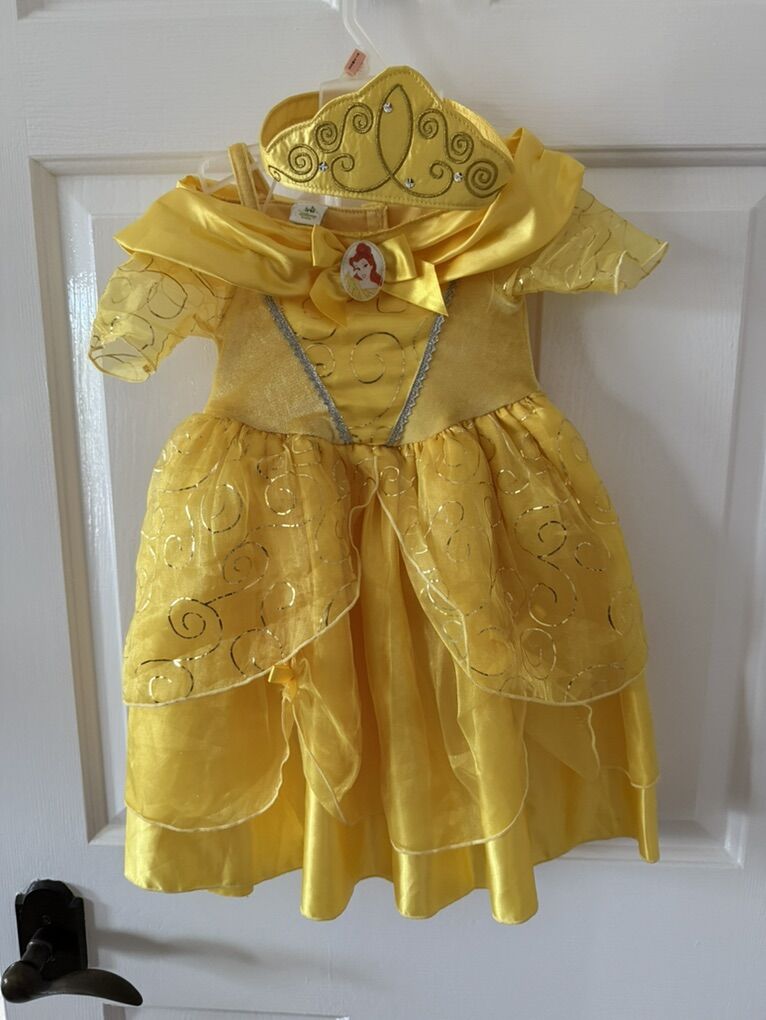Deluxe Disney Belle Costume Size 12 Month