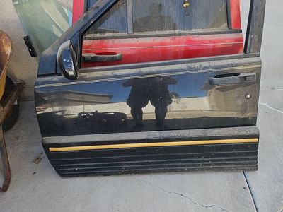 1993-1998 Jeep Cherokee ZJ Doors - Black Front Driver & Red Rear Passenger