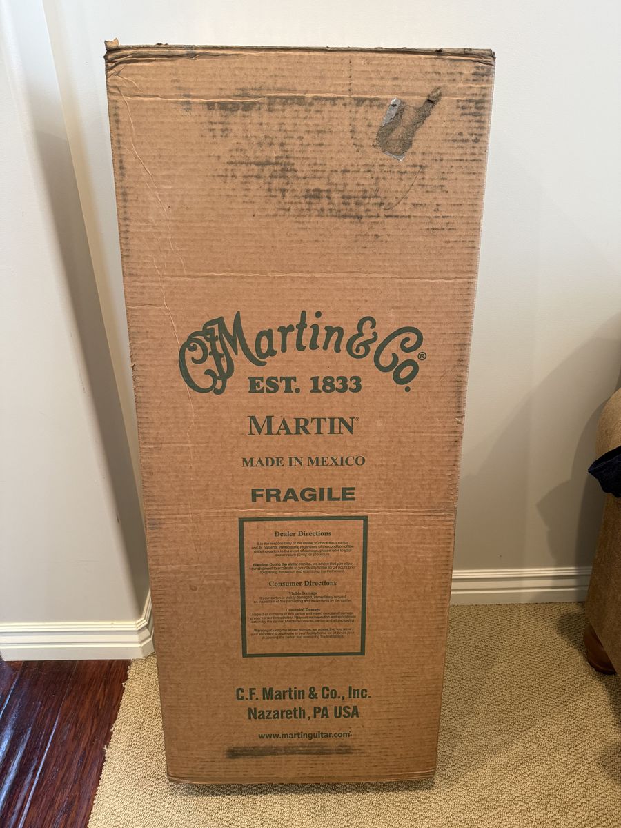 Guitar Shipping Box #1 – Electric or Acoustic Martin