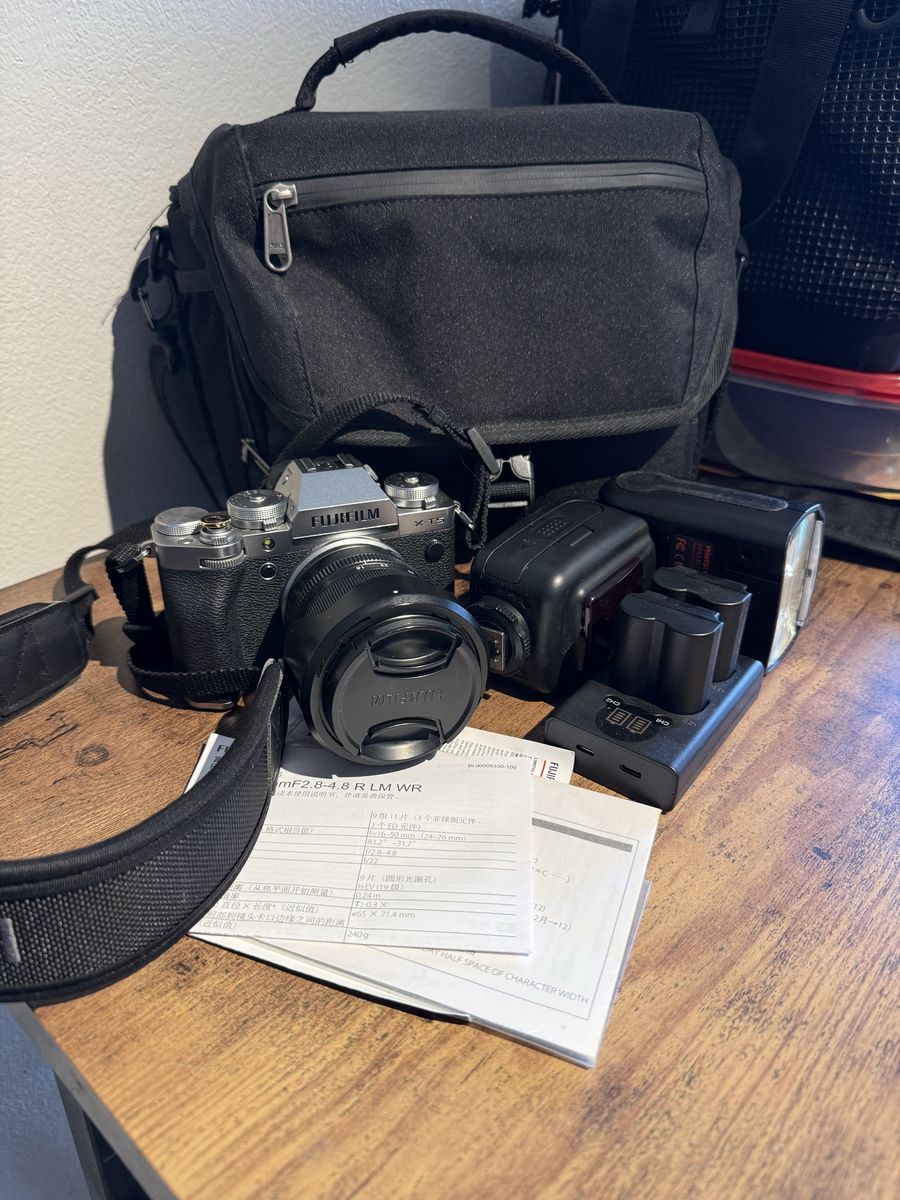 Fujifilm X-T5 with lens