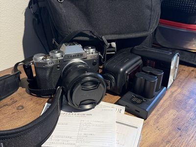 Fujifilm X-T5 with lens