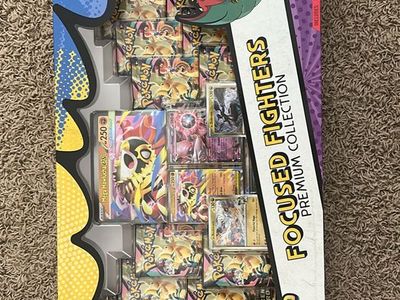 Pokemon TCG Mega ascended heros "Focused Fighters" Premium Collection Box - Sealed, Rare