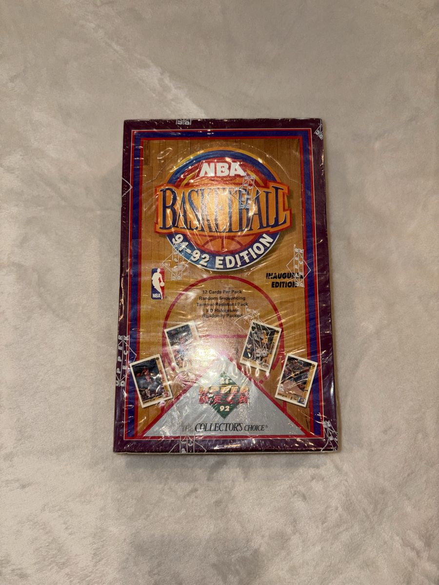 1991-92 Upper Deck NBA Basketball Inaugural Edition Collectors Choice Box - Factory Sealed