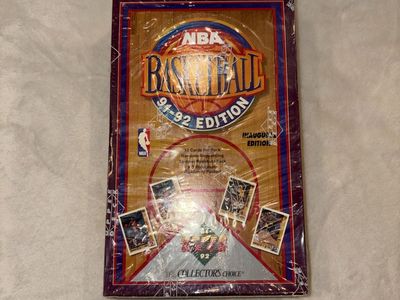 1991-92 Upper Deck NBA Basketball Inaugural Edition Collectors Choice Box - Factory Sealed