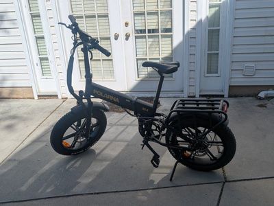 48v folding fat tire ebike missing battery and controller