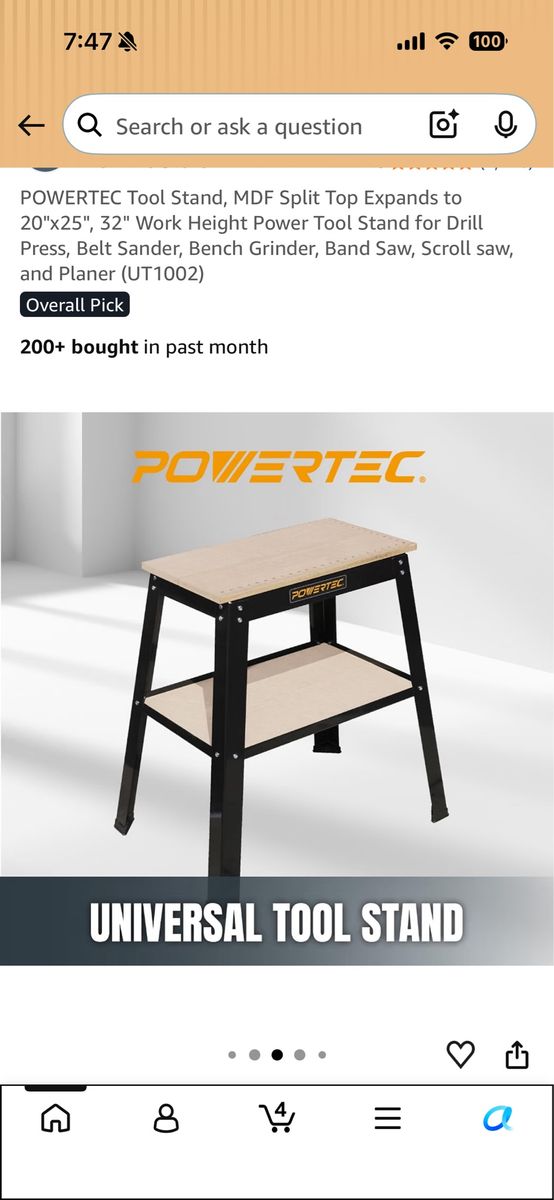 Powertec Tool Stand