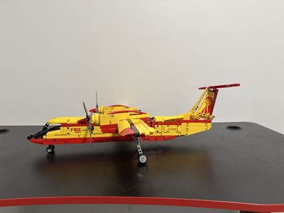 LEGO Technic Fire Fighter Aircraft 42052 Yellow Red Airplane Set