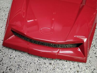 Polaris XP turbo hood havasu red