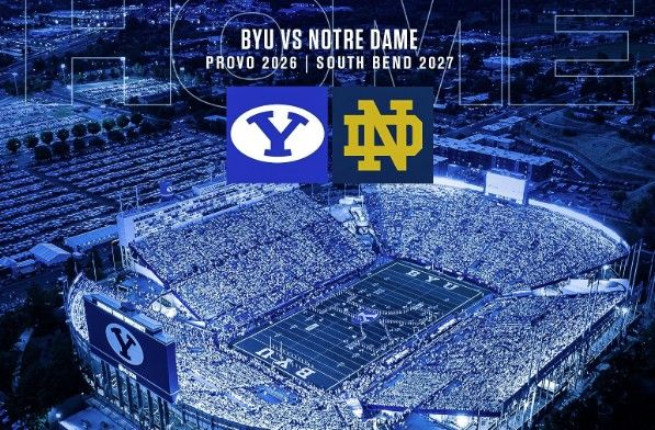 Notre Dame at BYU - Aisle Seat! Chair back! 40yd Line!