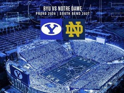 Notre Dame at BYU - Aisle Seat! Chair back! 40yd Line!