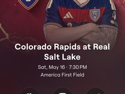 2 tix COL at RSL- Sat, May 16, 7:30 PM, America First Field