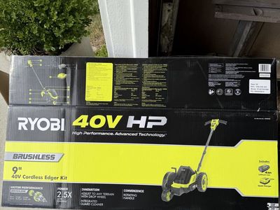 Edger - new Ryobi Cordless Edger 9