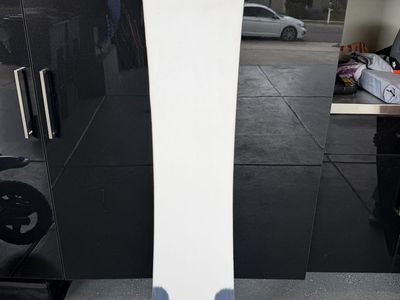 Burton Process Snowboard - 157 Wide, White with Panda Graphic