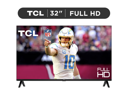 New in box, TCL 32” Class S Class 1080p FHD HDR LED Smart TV with Google TV, 3