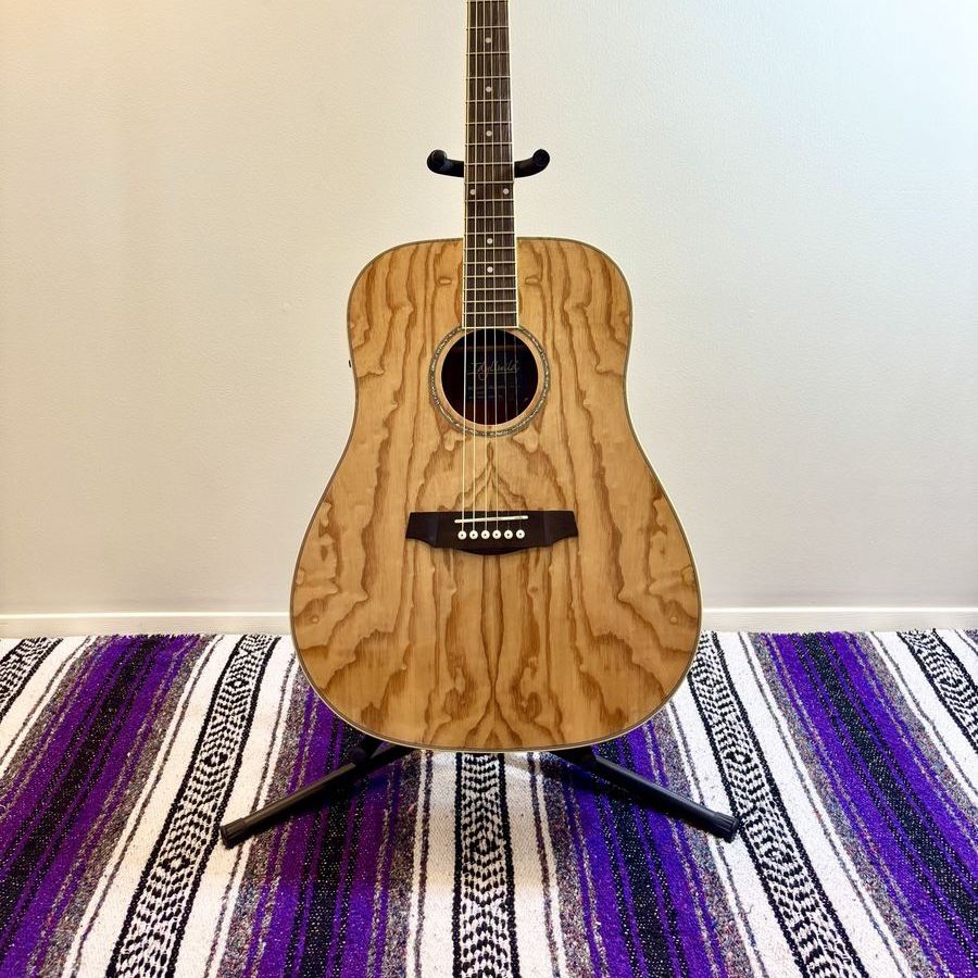 Quilted Ash Acoustic Guitar 