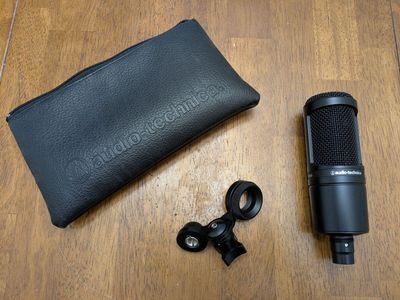 Audio-Technica AT-2020 Cardioid Condenser Studio XLR Microphone