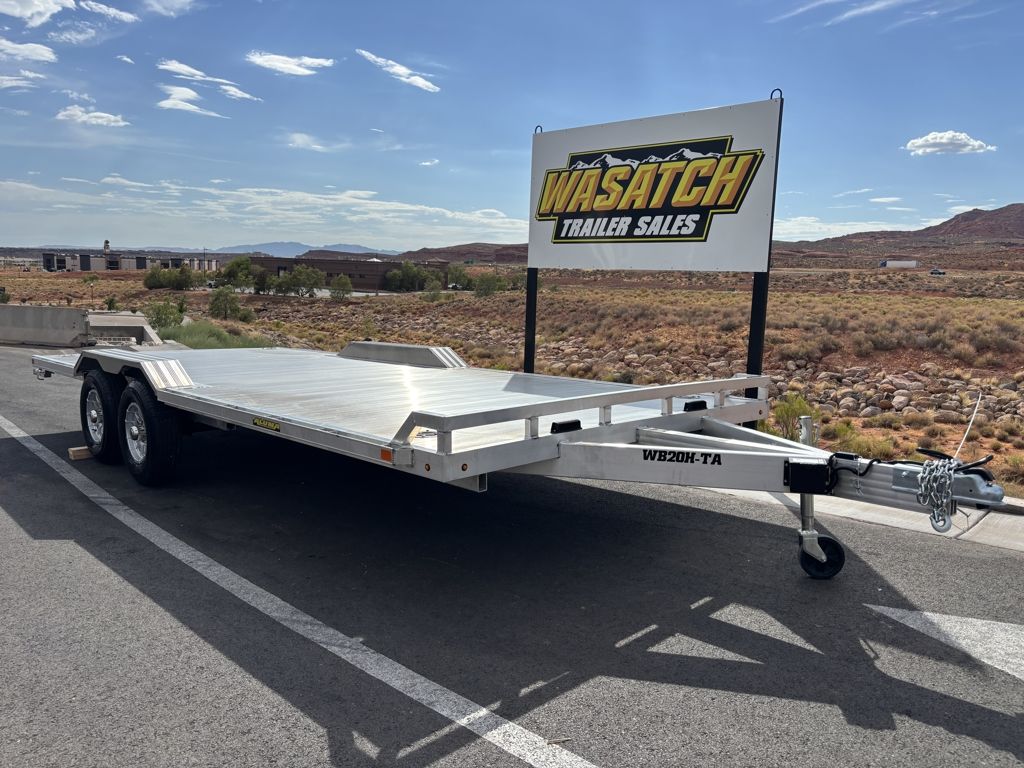2027 Aluma 8.5 x 20 Heavy Wide body Car Hauler with 15'' Aluminum Wheels