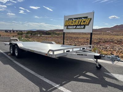 2027 Aluma 8.5 x 20 Heavy Wide body Car Hauler with 15'' Aluminum Wheels