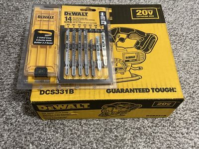 Dewalt 20V Jigsaw WITH 14 Blade Kit