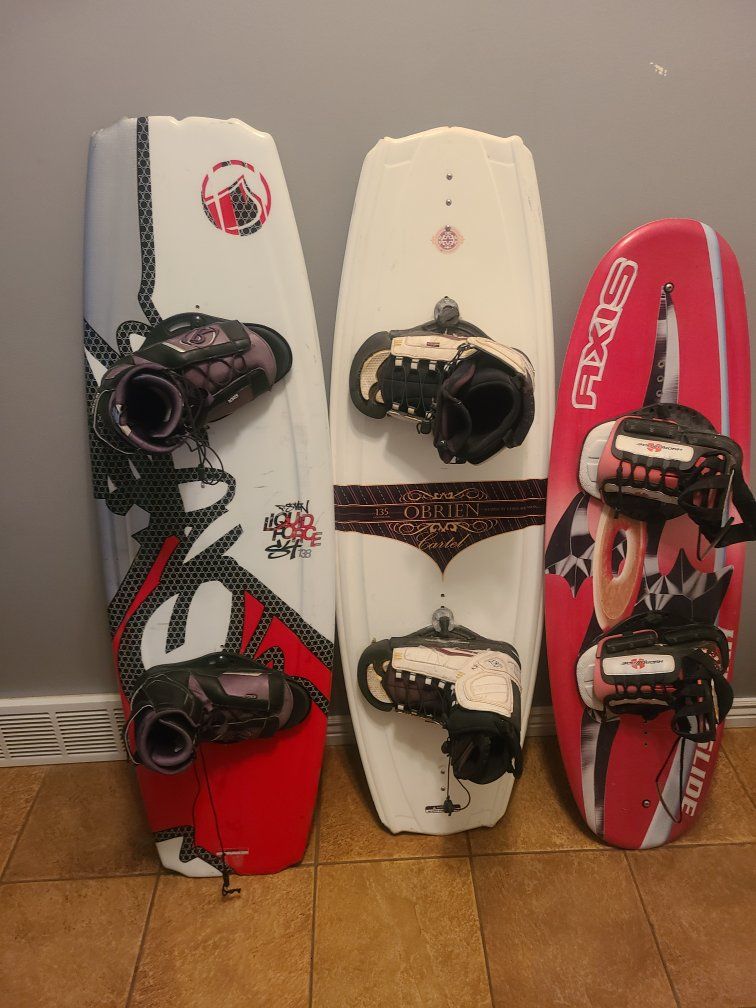 wakeboards, youth $125, performance adult $180-$200