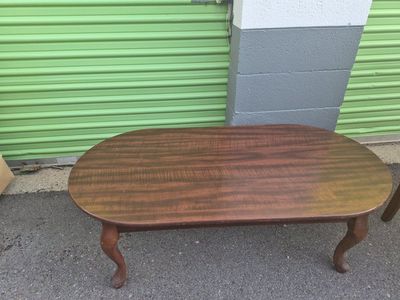 vintage oval coffee table