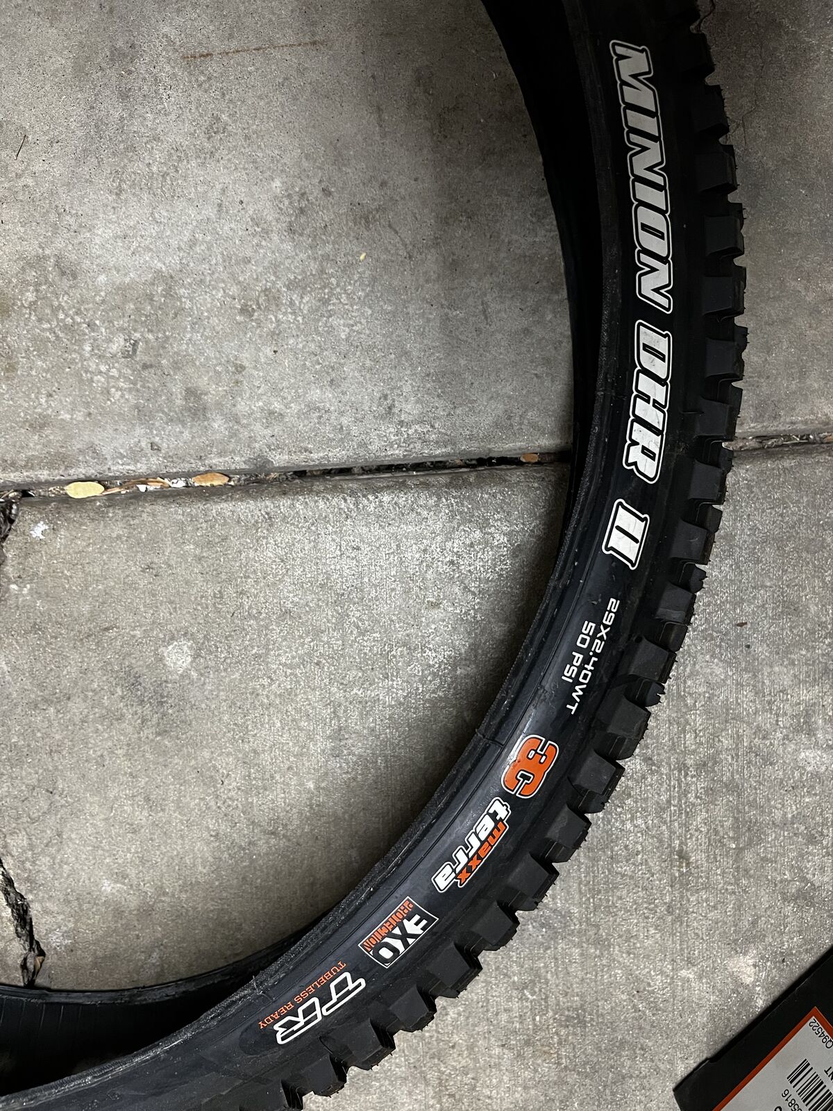 Maxxis minion DHR II EXO Tubeless 29x2.4