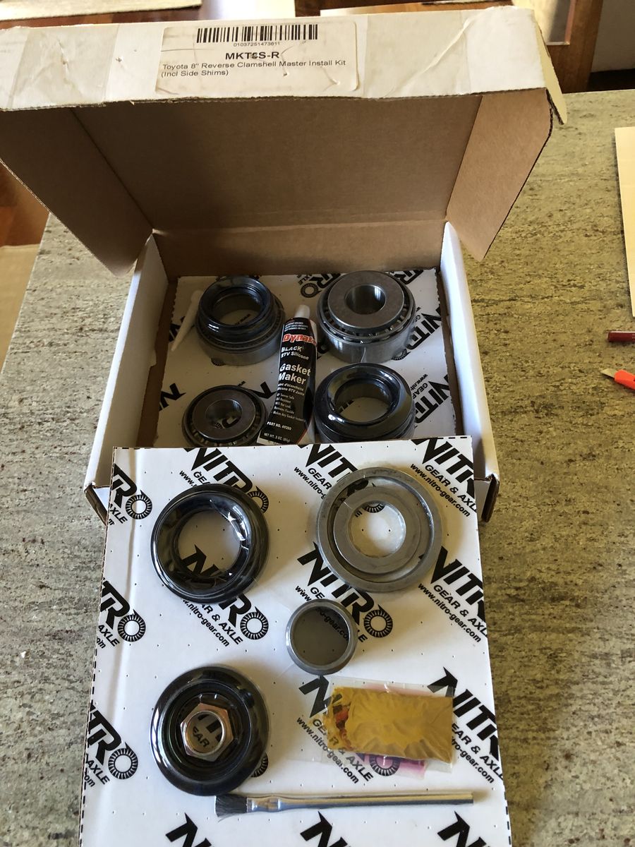NITRO GEAR & AXLE TOYOTA 8" REVERSE CLAMSHELL MASTER INSTALL KIT