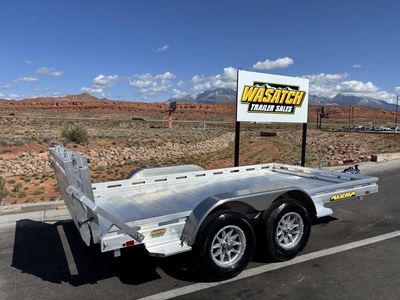 2026 Aluma 78''X12' Bi-Fold Tailgate + Slotted Rai
