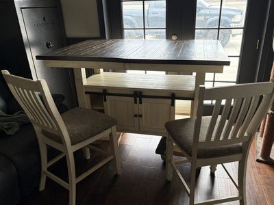 Counter height dining table set $1200.00