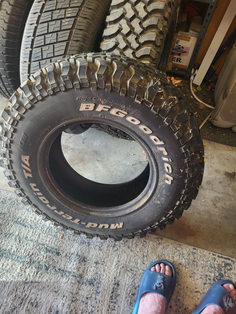 BFG ALL TERRAIN *radial * 2 NEW  TRUCK TIRES. 30X950X15LT. DONT NEED THEM NOW.$250