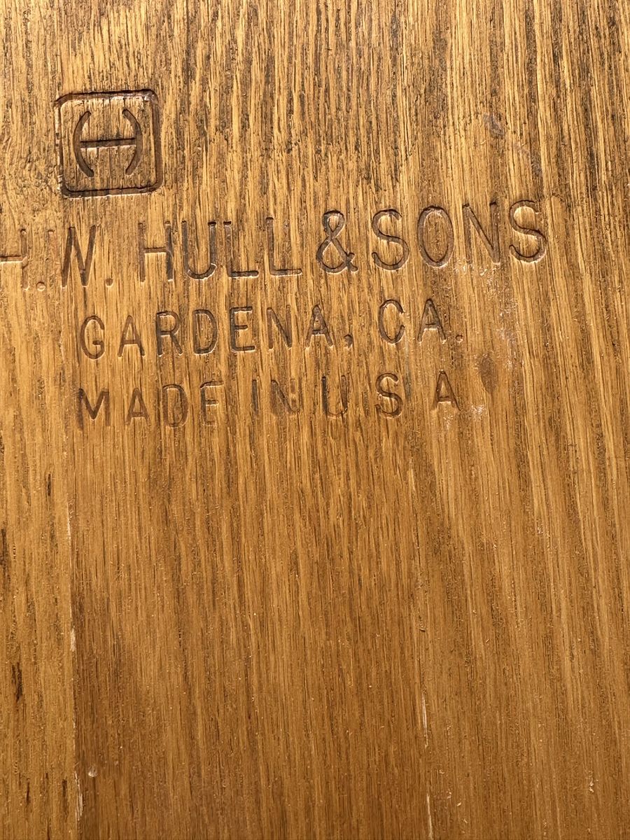 Solid Oak Table and Chair