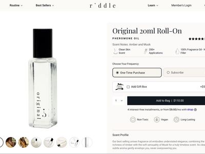 Riddle Original Roll On Fragrance Oil 0.68 fl oz / 20 ml