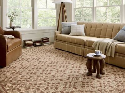 Chris Loves Julia x Loloi Judy Natural Spice Jute Cotton Area Rug 8'6" x 11'6"